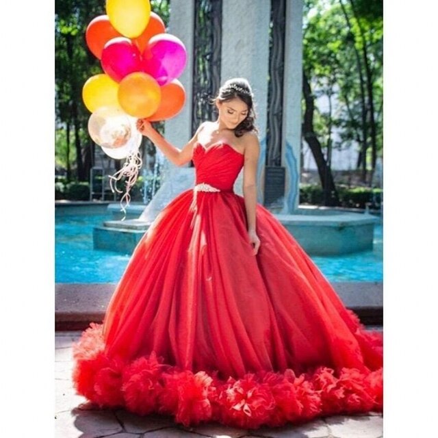 Sweet Off Shoulder Ruched Ball Gown