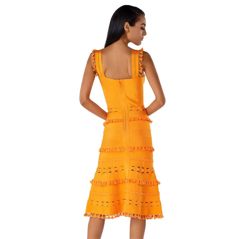 女性ファッション豪華なタッセルエレガントなパーティードレス