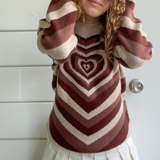 Soft Loose Tops Lady Long Sleeve Sweaters