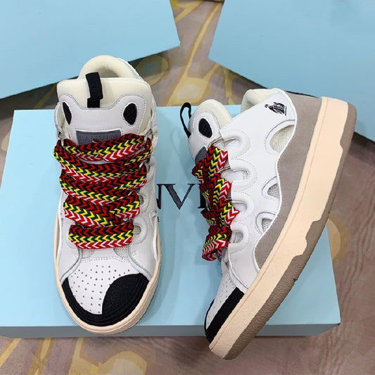 Unisex Lace Up Vulcanized Shoes