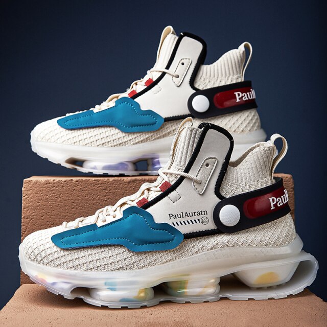 男性用ファッションスニーカーランニングシューズ