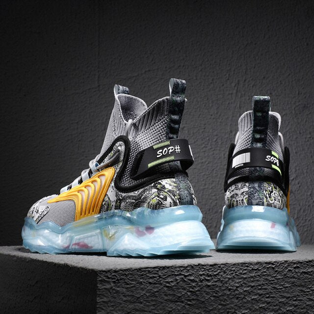 男性用ファッションスニーカーランニングシューズ