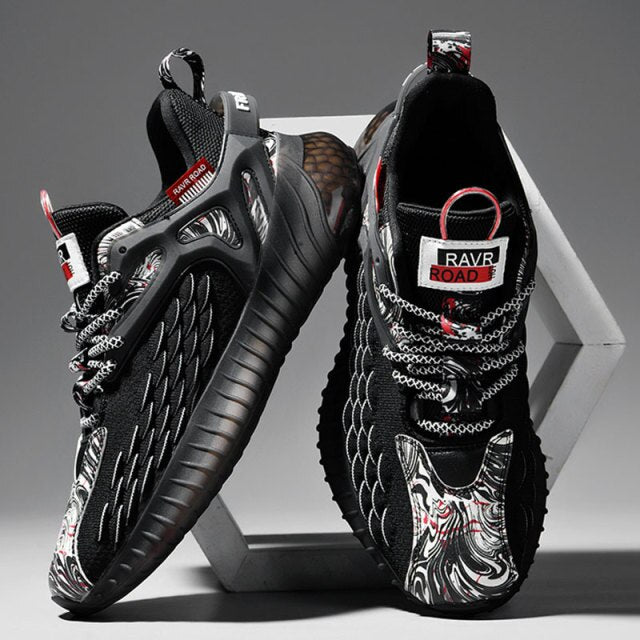 男性用ファッションスニーカーランニングシューズ