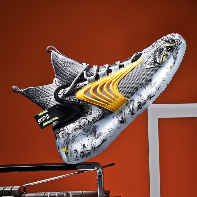 男性用ファッションスニーカーランニングシューズ