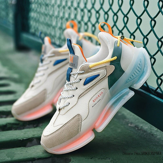 メンズ エアメッシュ 通気性 カジュアルシューズ