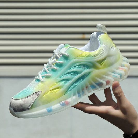 メンズ ポップコーンシューズ レインボージェリースニーカー
