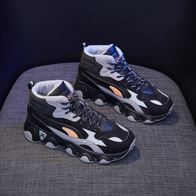 Women Warm Fur Plush Casual Shoes