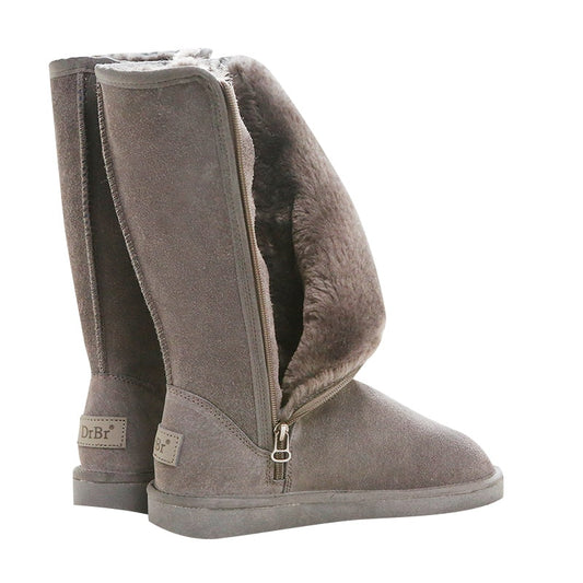 Suede Leather Women Warm Snow Boots
