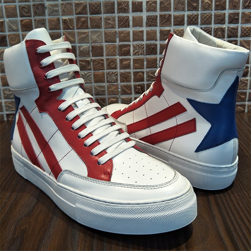 メンズ 厚底 身長アップ レースアップ 牛革 アクティブシューズ