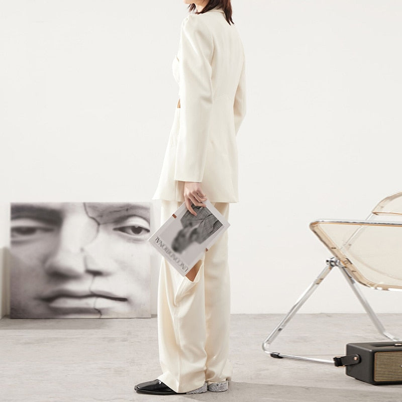 Sexy Hollow out Women Patchwork Blazers Tops