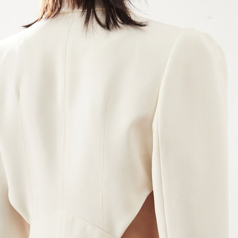 Sexy Hollow out Women Patchwork Blazers Tops