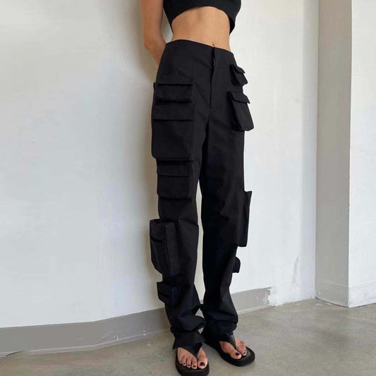 Heavy Industry High Waist Straight Pants