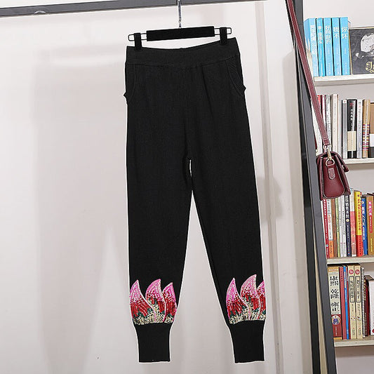 Casual Women Knitted sets Large size