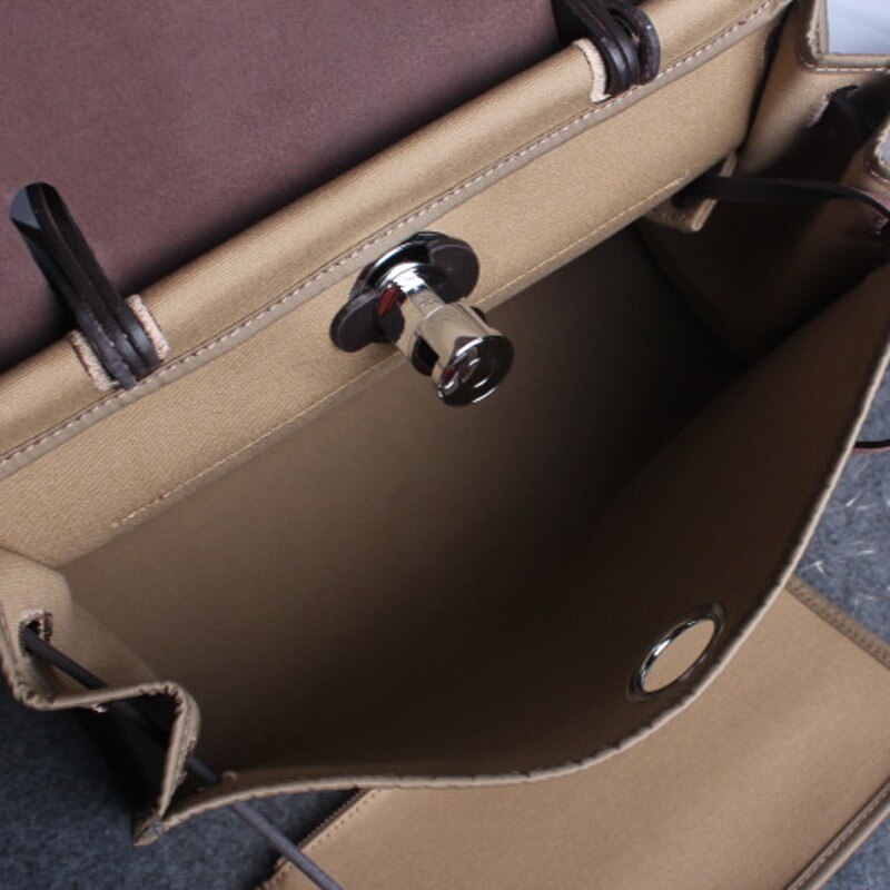 新しいファッションレザーとキャンバスのレディースバッグ