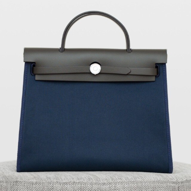 新しいファッションレザーとキャンバスのレディースバッグ