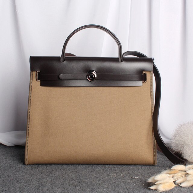 New Fashion Leather and Canvas Women Bag