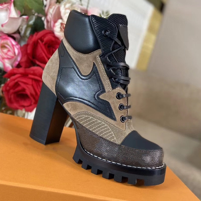 Heel High Heel Boots Female Shoes