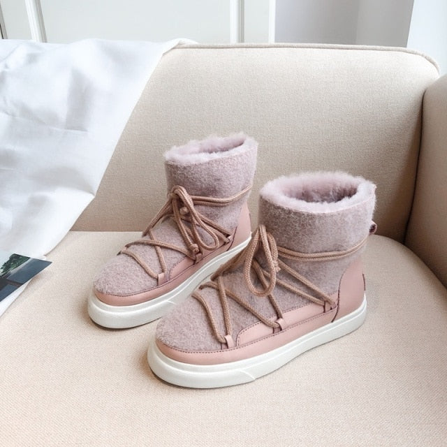 ラウンドトゥ スリッポン クロスタイ ファッション ブーティ レディース ボート