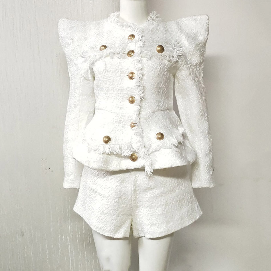 ツーピースセット セクシーなジャケットとパンツ クラブパーティーセット