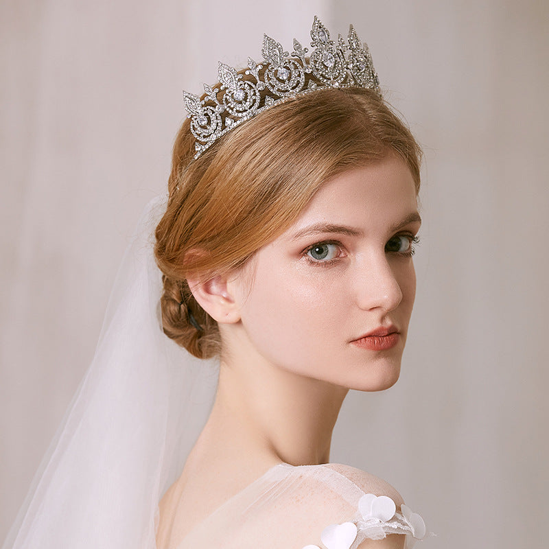Zircon Tiaras Wedding Rhinestone Headband Bridal Hair Accessories