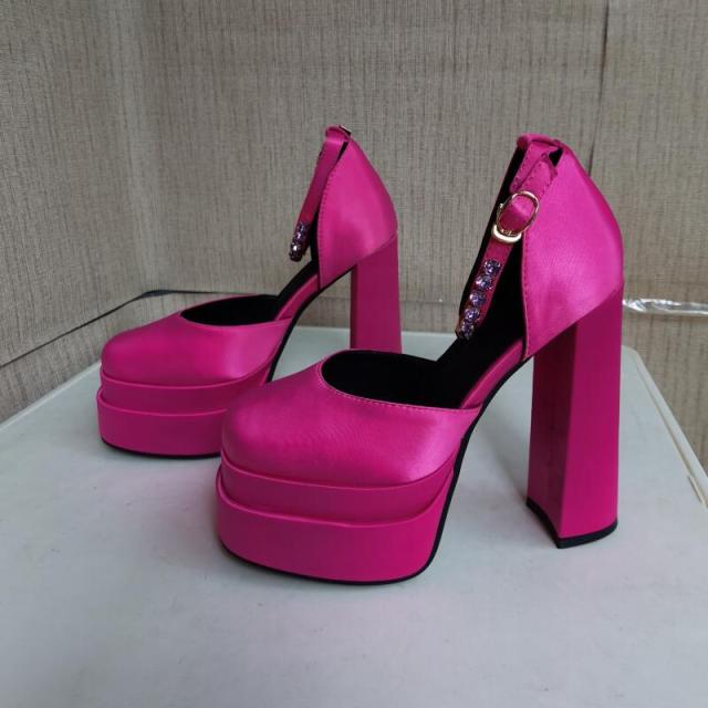 Thick High-heeled Shoes Platform Women Sandals