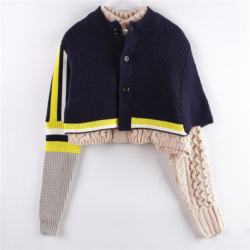 2ピースニットプルオーバーセーター