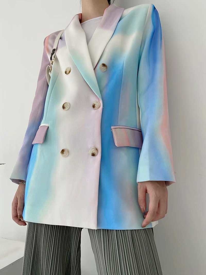 New Lapel Long Sleeve Loose Fit Jacket