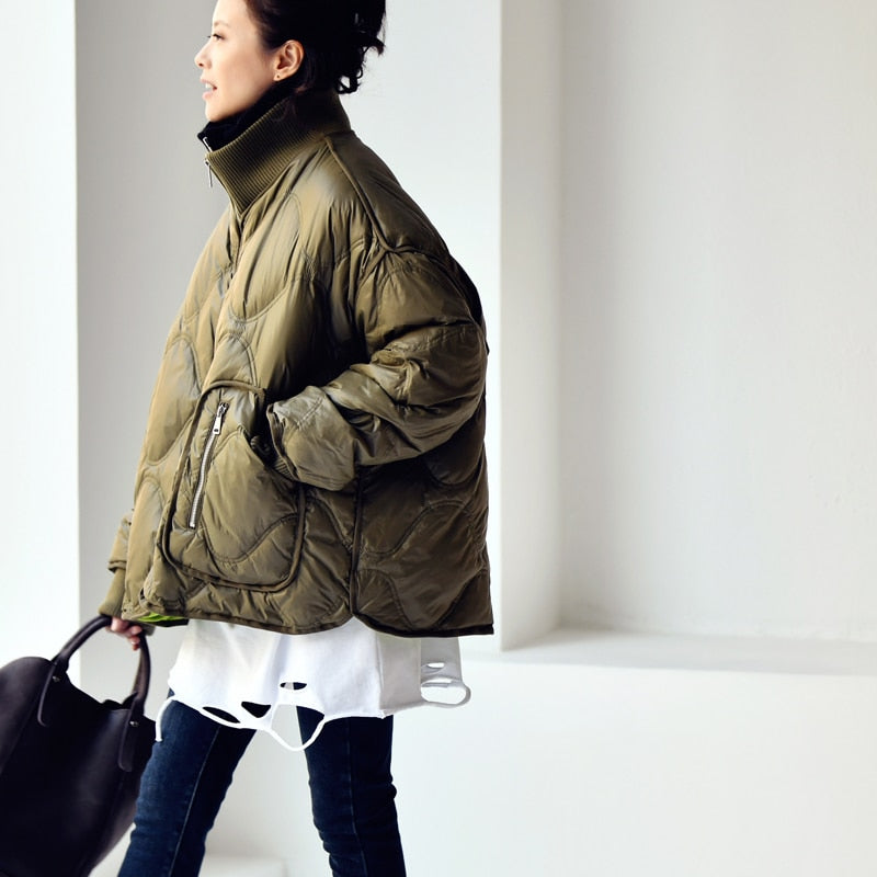 Big pocket asymmetrical loose joker