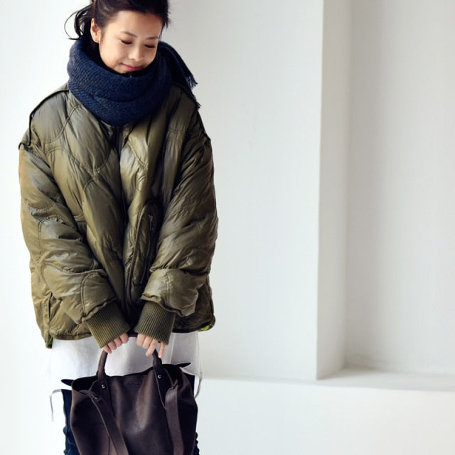 Big pocket asymmetrical loose joker