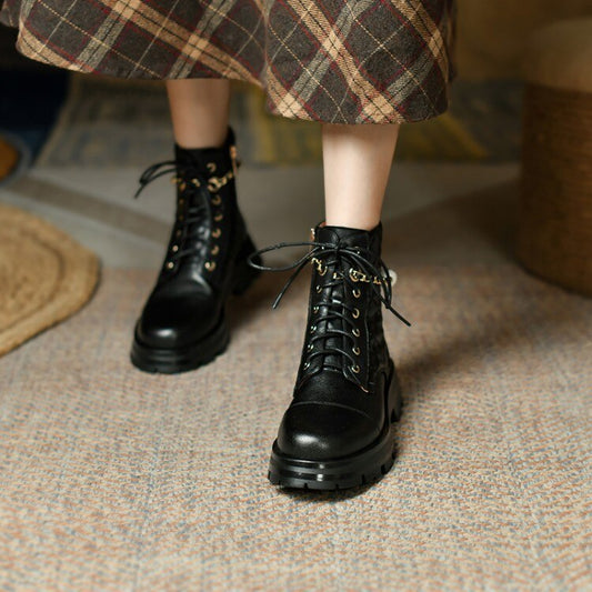 女性用本牛革ブーツ