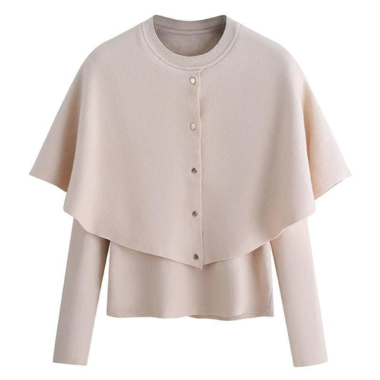 Women Sweater Round-Neck Long Sleeve