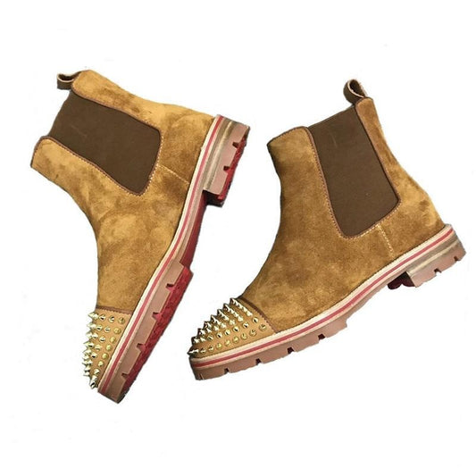 メンズ 冬用チェルシーブーツ