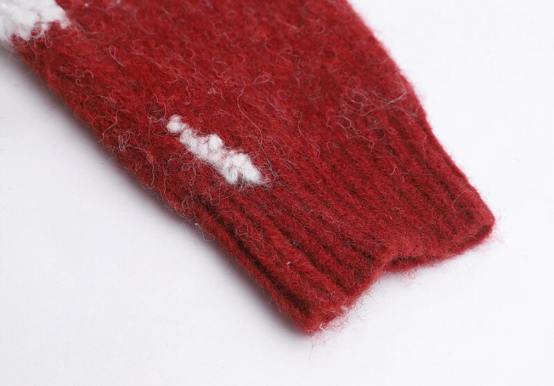 New Round Neck Long Sleeve Knitting Sweater