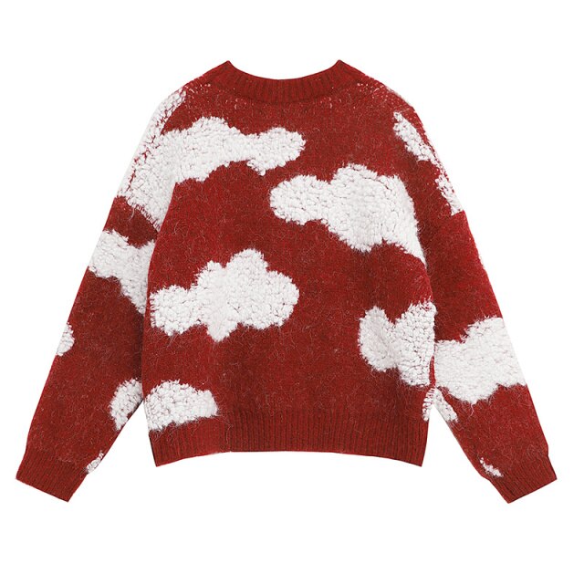 New Round Neck Long Sleeve Knitting Sweater