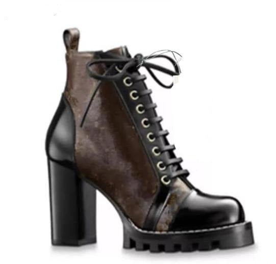Women Boots Genuine Leather Flat Platform