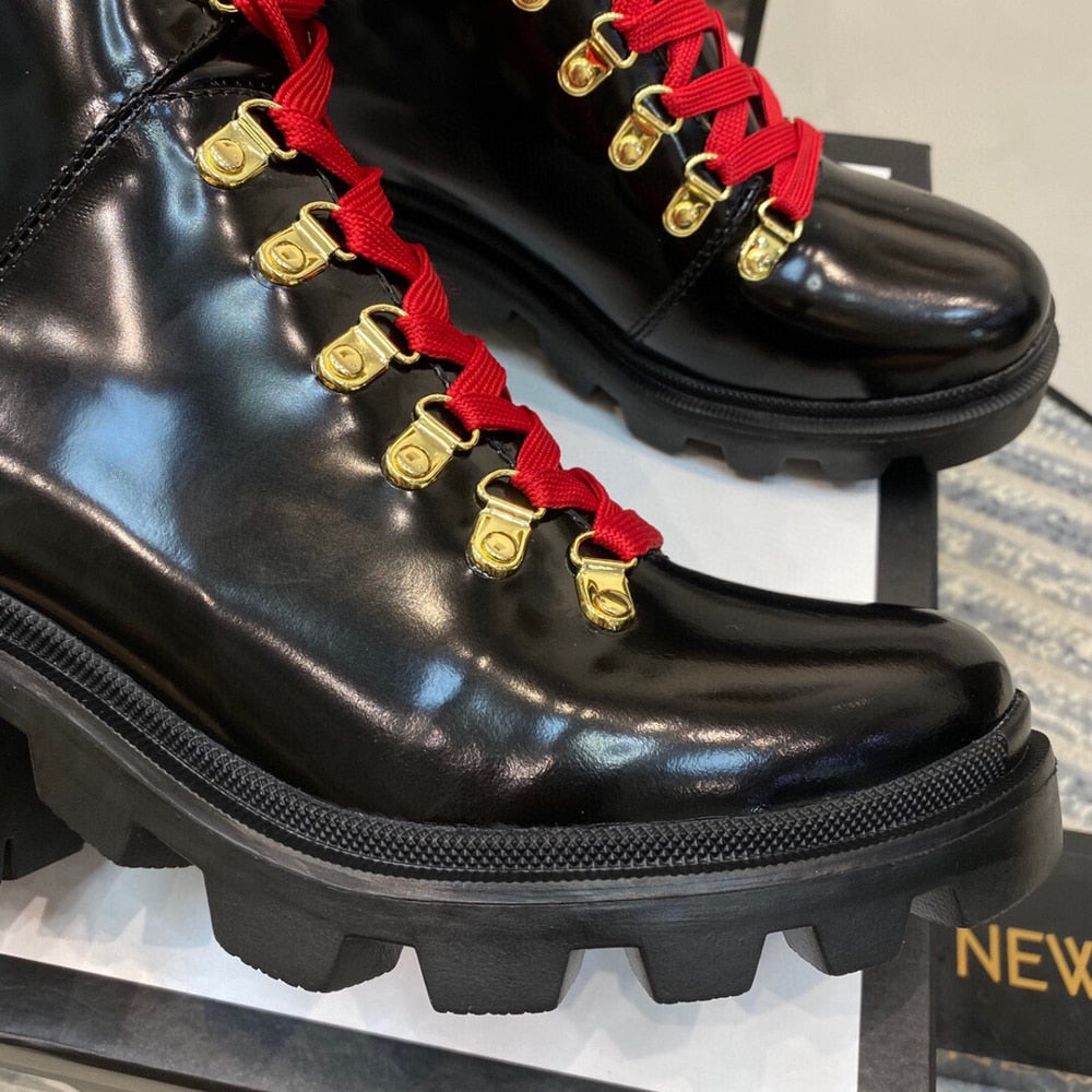 Women Ankle Genuine Leather Boots