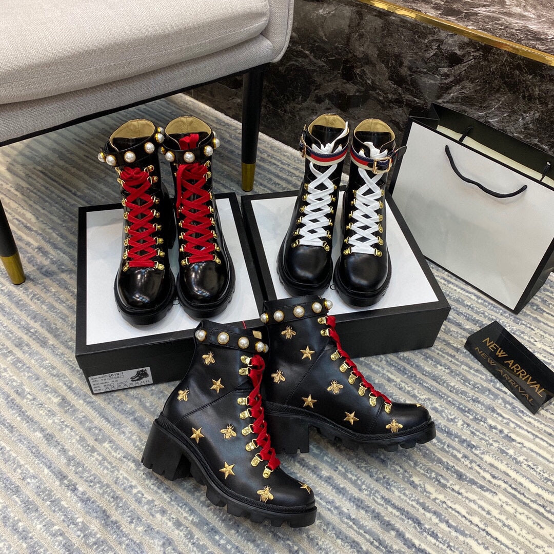 Women Ankle Genuine Leather Boots