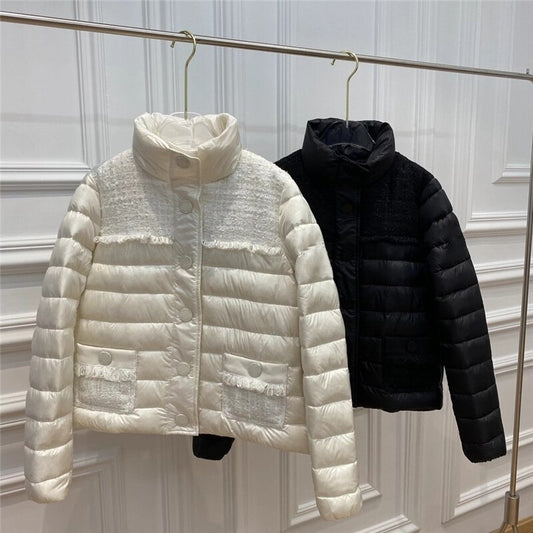 女性用軽くて暖かいダウンジャケット