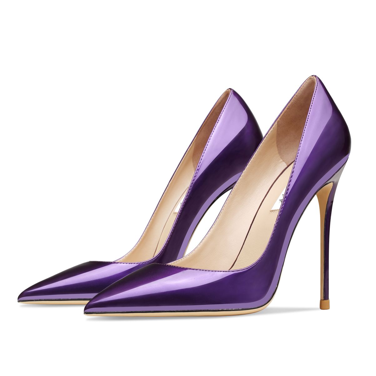 Real Leather Brand Pumps Fashion Woman High Heel Shoes