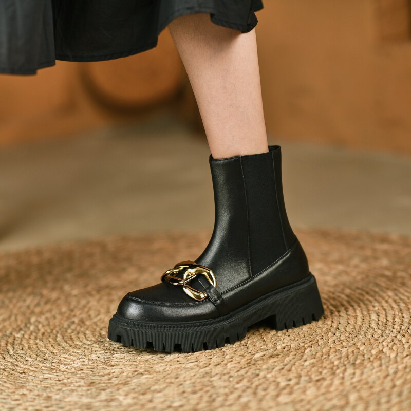 Chunky Heel ANKLE Boots  Women