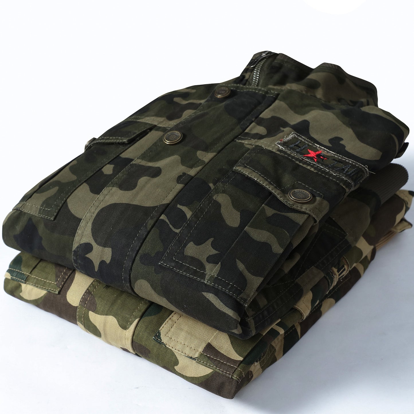 Men  Cotton Camouflage Military Jacket