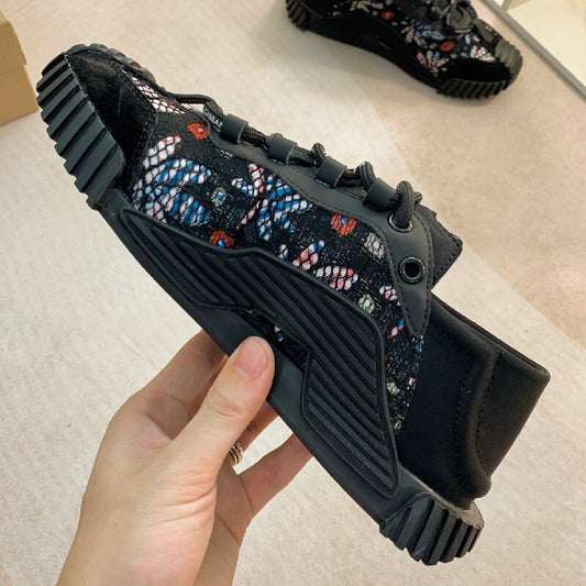 Flat Breathable Mesh Platform Sneakers