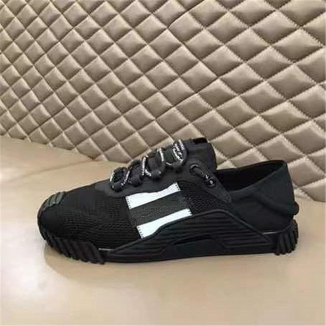 Leather Thick Bottom Breathable Sports Shoes