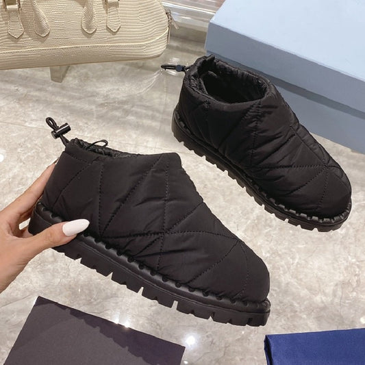 Women Warm Leisure Shoes Round Toe