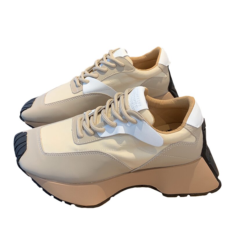 Thick Sole Casual Daddy Shoes Mixcolor