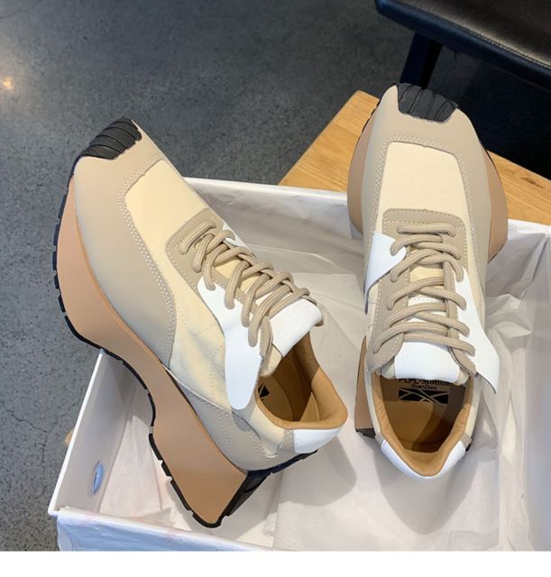 Thick Sole Casual Daddy Shoes Mixcolor