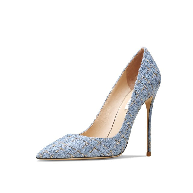 High Heels Stiletto Weave Women Shoes