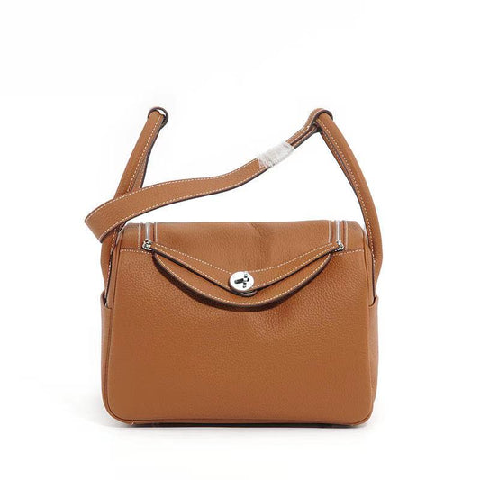 Lady Cowhide   Casual Tote Crossbody Bag