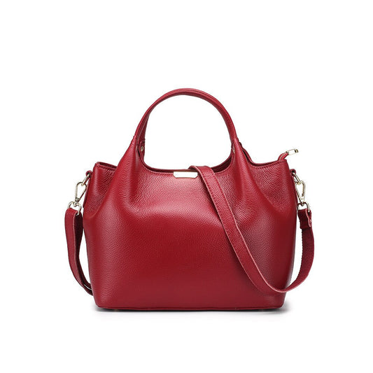 本革 ソフト カウスキン レディース ハンドバッグ ラージ OL トート