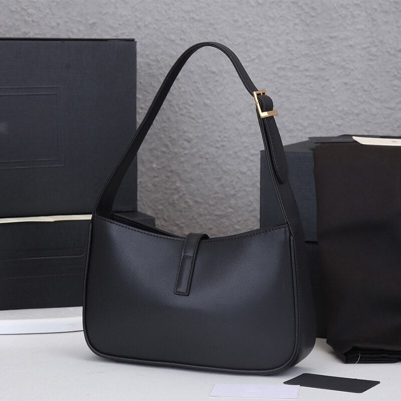 Women Genuine Leather Short-Strap Shoulder Bag